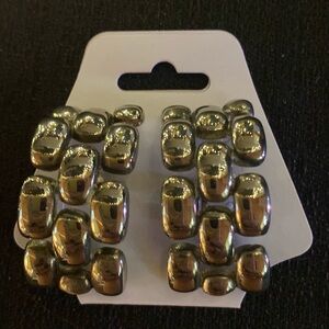 Erwin Pearl Designer Silver Clip Earrings